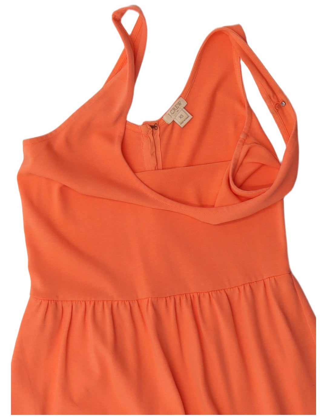J. Crew Dame Sundress UK 4 XS Orange Bomuld