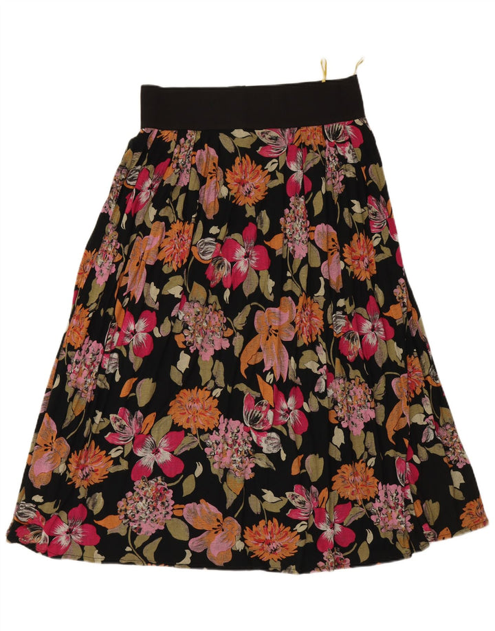 VINTAGE Womens Flared Skirt W30 Medium Multicoloured Floral