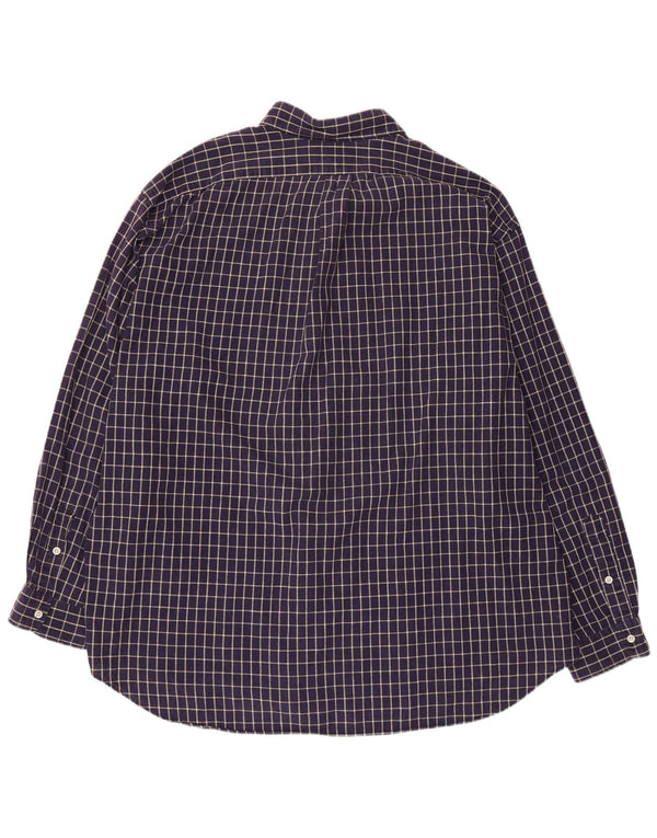 POLO RALPH LAUREN Blaire skjorte herre 2XL marineblå ternet bomuld