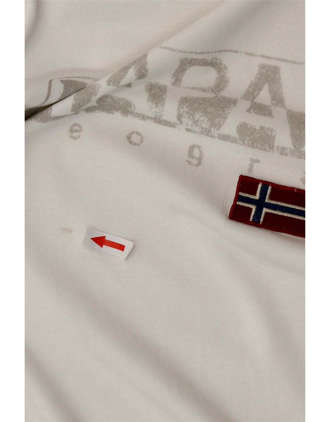 Napapijri Herre Grafisk T-Shirt Top XL Hvid
