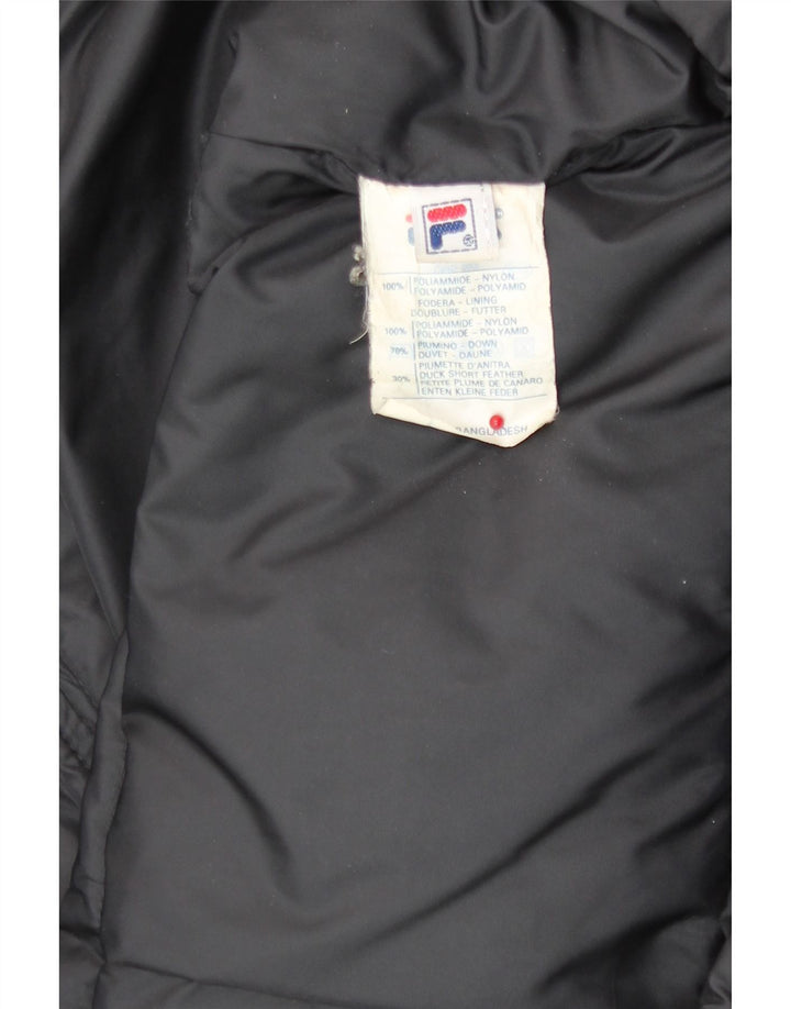 Fila Herre Polstret Gilet IT 52 XL Sort Polyamid