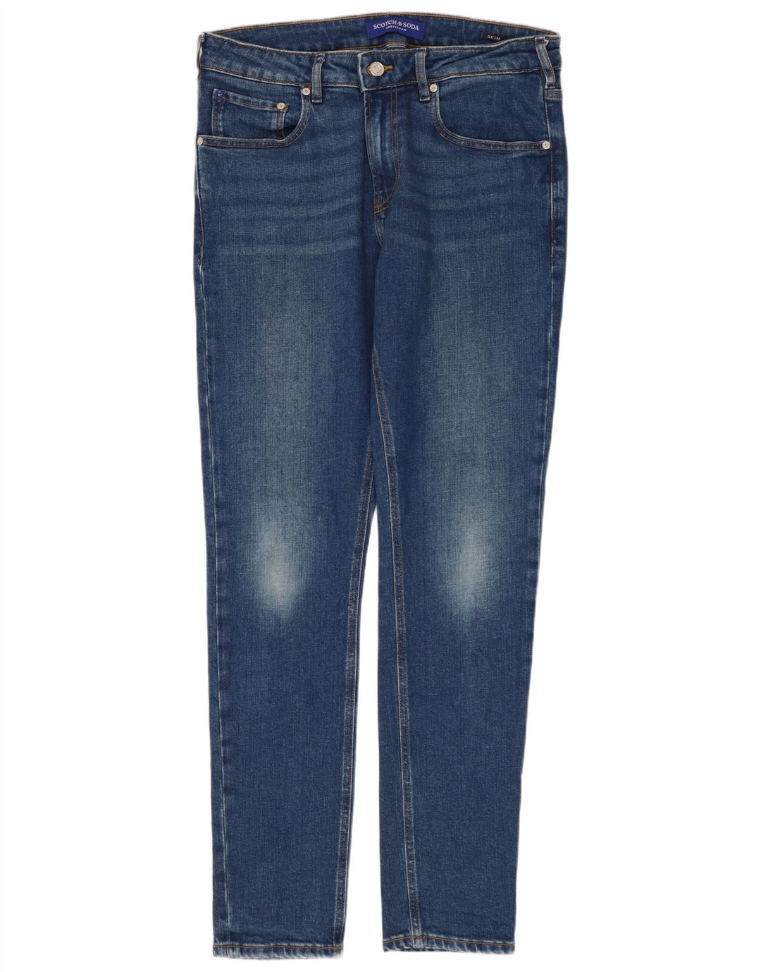 SCOTCH & SODA Herre Amsterdam Skinny Jeans W32 L32 Blå Bomuld