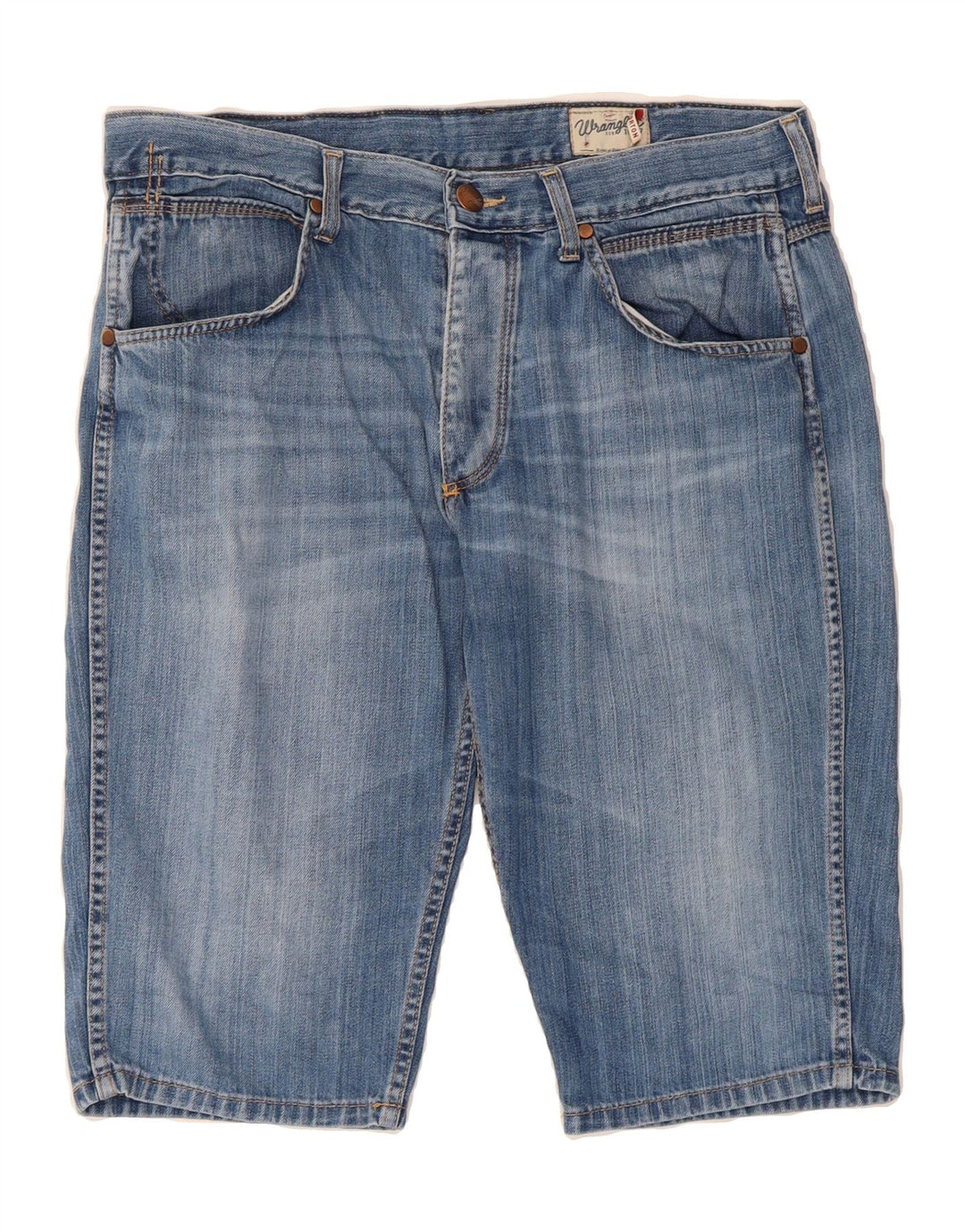 WRANGLER Mens Denim Shorts W36 Large  Blue Vintage Wrangler and Second-Hand Wrangler from Messina Hembry 