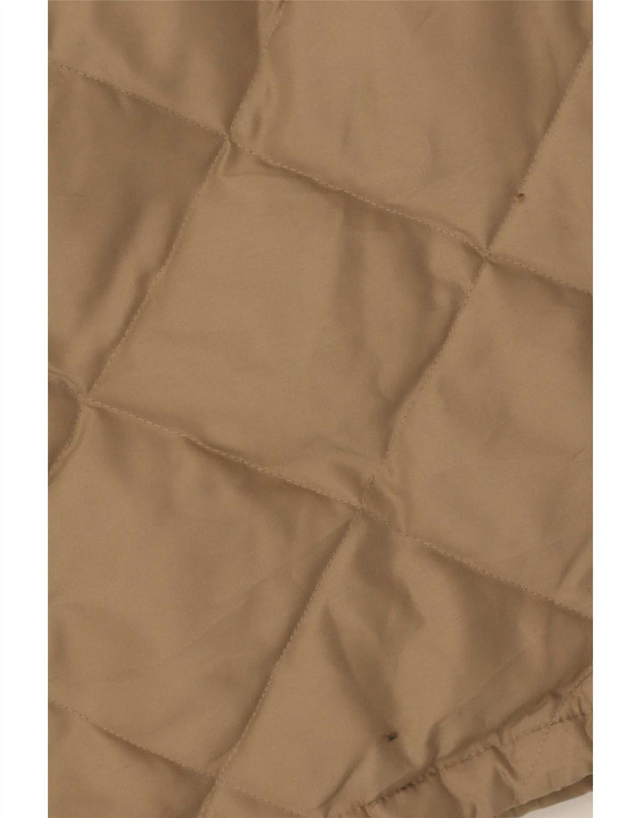 Sergio Tacchini Herre Hættejakke quiltet UK 44 2XL Beige Polyester