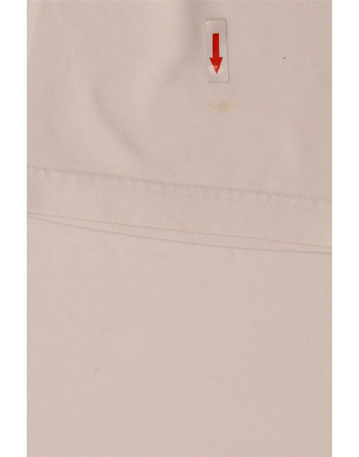 Adidas Grafisk T-shirt top til mænd, lille hvid bomuld
