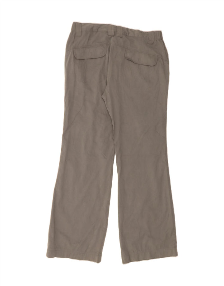 EDDIE BAUER Womens Bootcut Cargo Trousers W30 L31 Grey Polyester Vintage Eddie Bauer and Second-Hand Eddie Bauer from Messina Hembry 