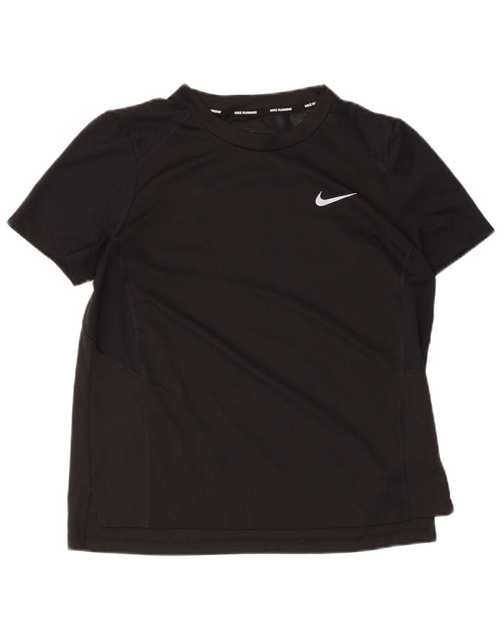 Nike T-Shirt Top UK 12 Medium Sort Polyester