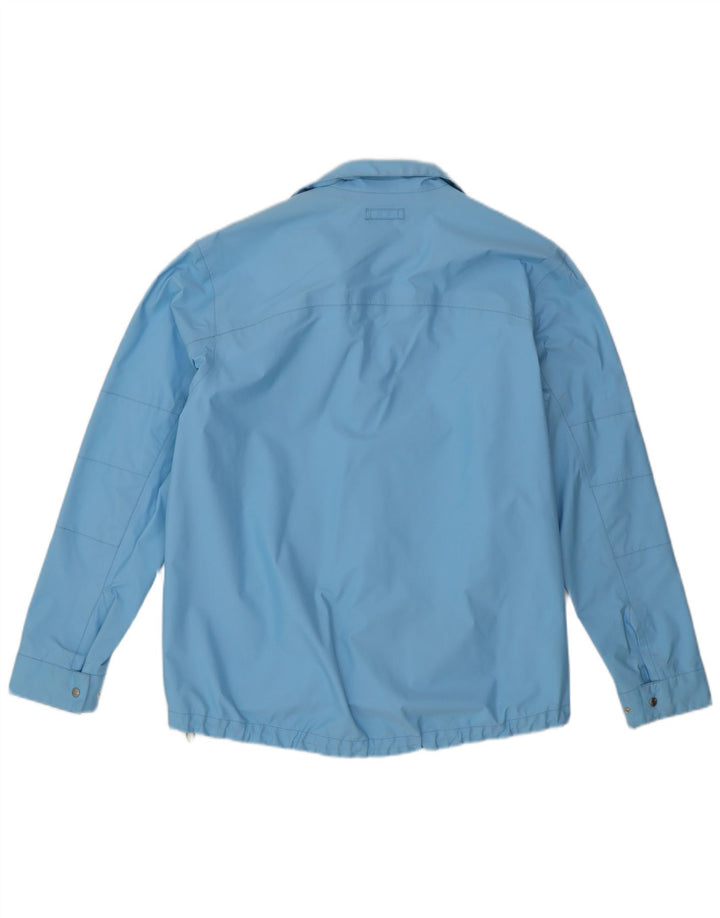 Escada Dame Oversized regnjakke UK 10 Small Blue