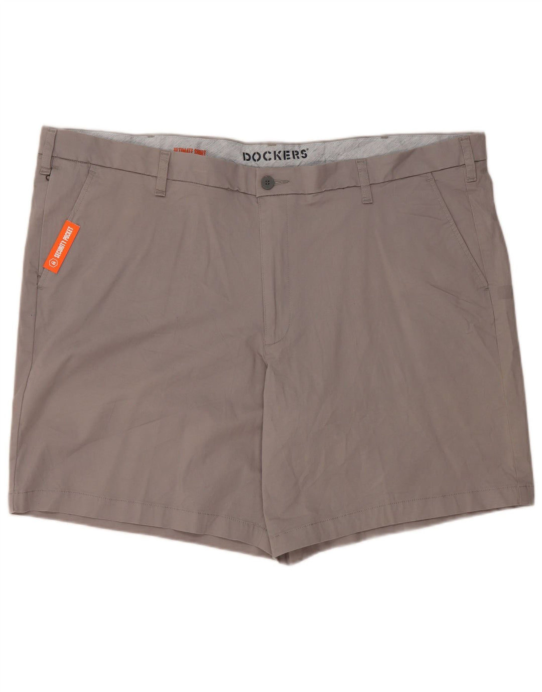 DOCKERS Chino Shorts til mænd W48 4XL Grå Bomuld