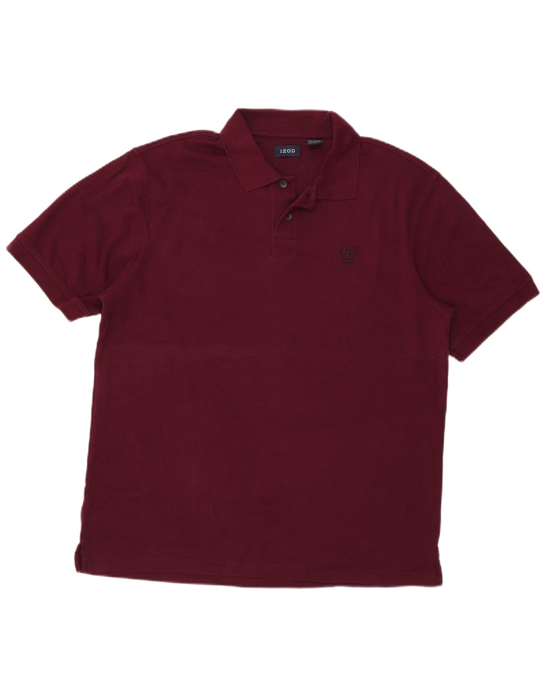 Izod Polo Shirt til mænd Stor Bourgogne bomuld