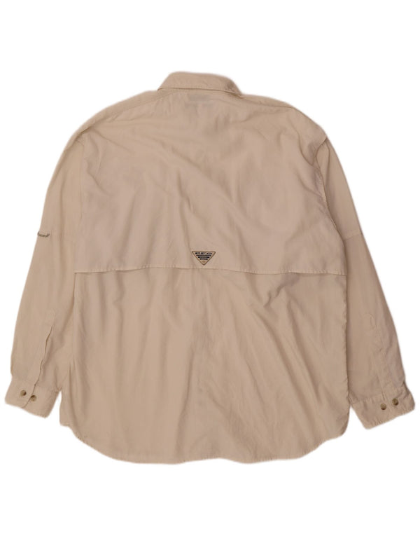 Columbia Herreskjorte XL Hvid Polyester