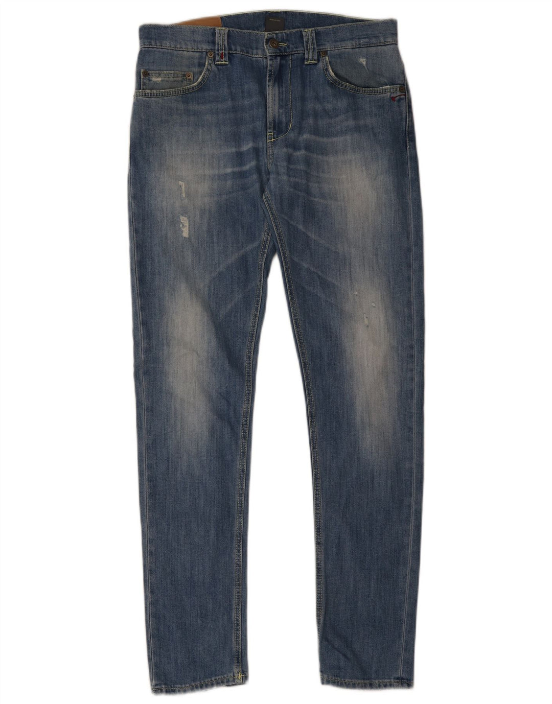 Dondup Herre Distressed Slim Jeans W33 L32 Blå Bomuld