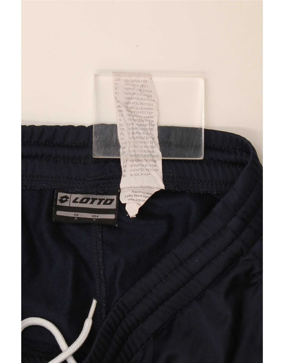 Lotto Dame træningsdragt Bukser UK 14 Large Navy Blue Polyester