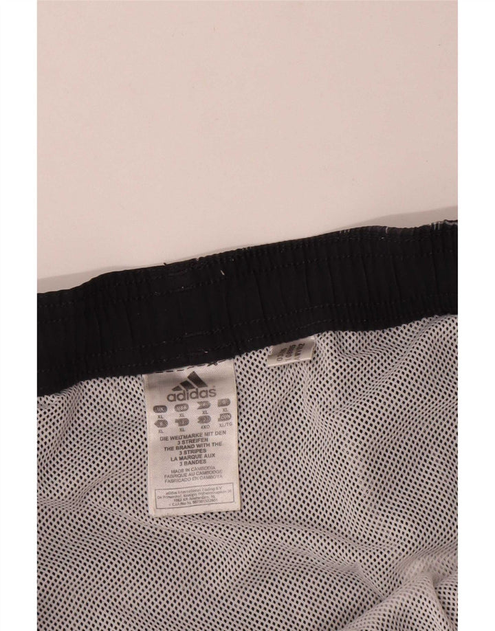 Adidas Herre Sportshorts XL Sort Ternet Polyester