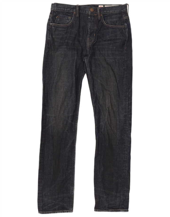 All Saints Herre Slim Jeans W32 L33 Marineblå Bomuld