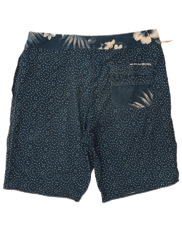 BILLABONG Badeshorts til mænd Medium marineblå plettet polyester
