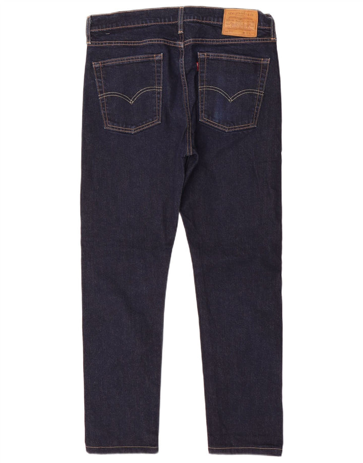 LEVI'S Herre 510 Skinny Jeans W33 L28 Marineblå Bomuld