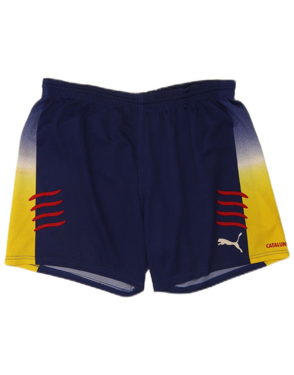 Puma Herre Sportshorts XL Blå Colourblock