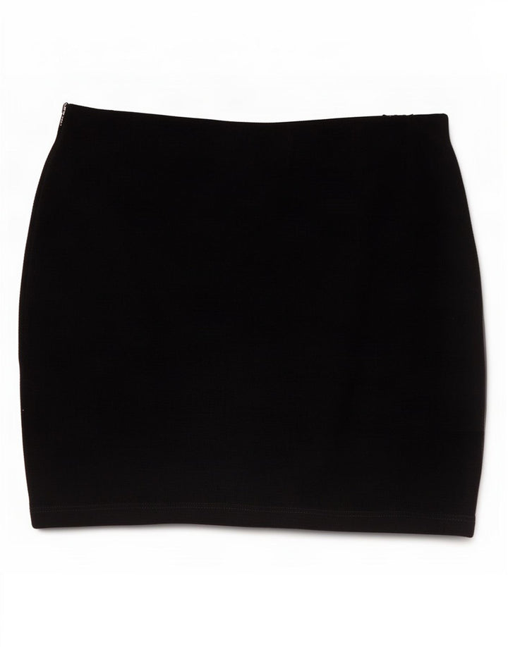 Zara Dame Trafaluc Mininederdel Medium W28 Sort Bomuld