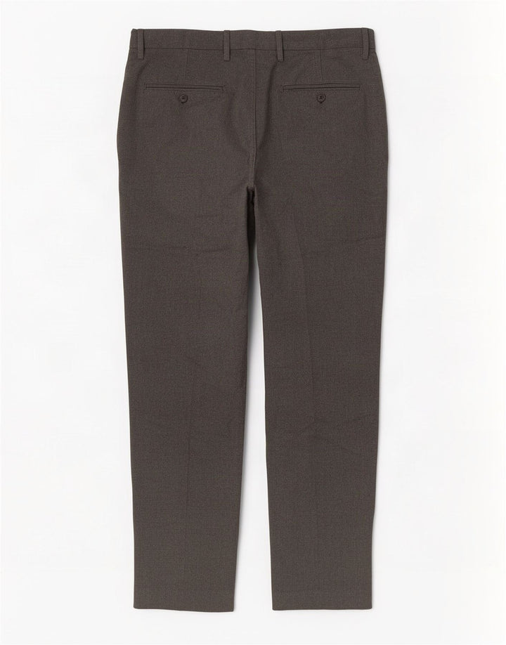 Marks & Spencer Herre Slim Fit Suit Bukser W34 L31 Grå Polyester