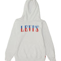 LEVI'S Boys Graphic Hoodie Jumper 9-10 Years White Cotton Vintage Levi's and Second-Hand Levi's from Messina Hembry 