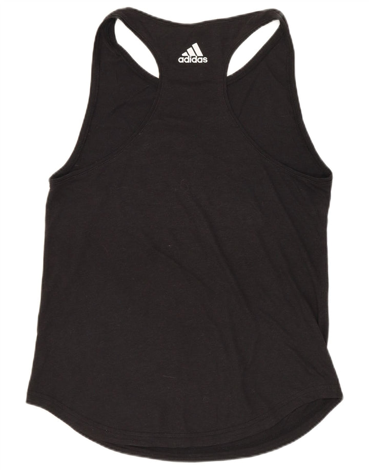 ADIDAS Grafisk Vest Top til kvinder DK 8 Lille Sort