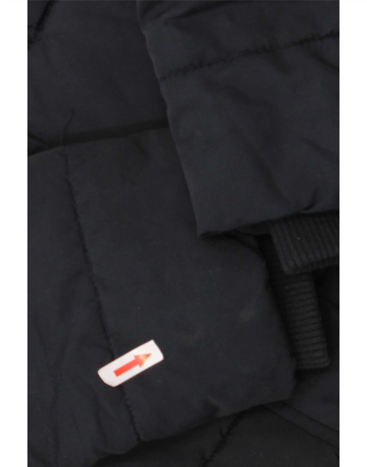 Topshop Dame Polstret Jakke UK 12 Medium Navy Blue