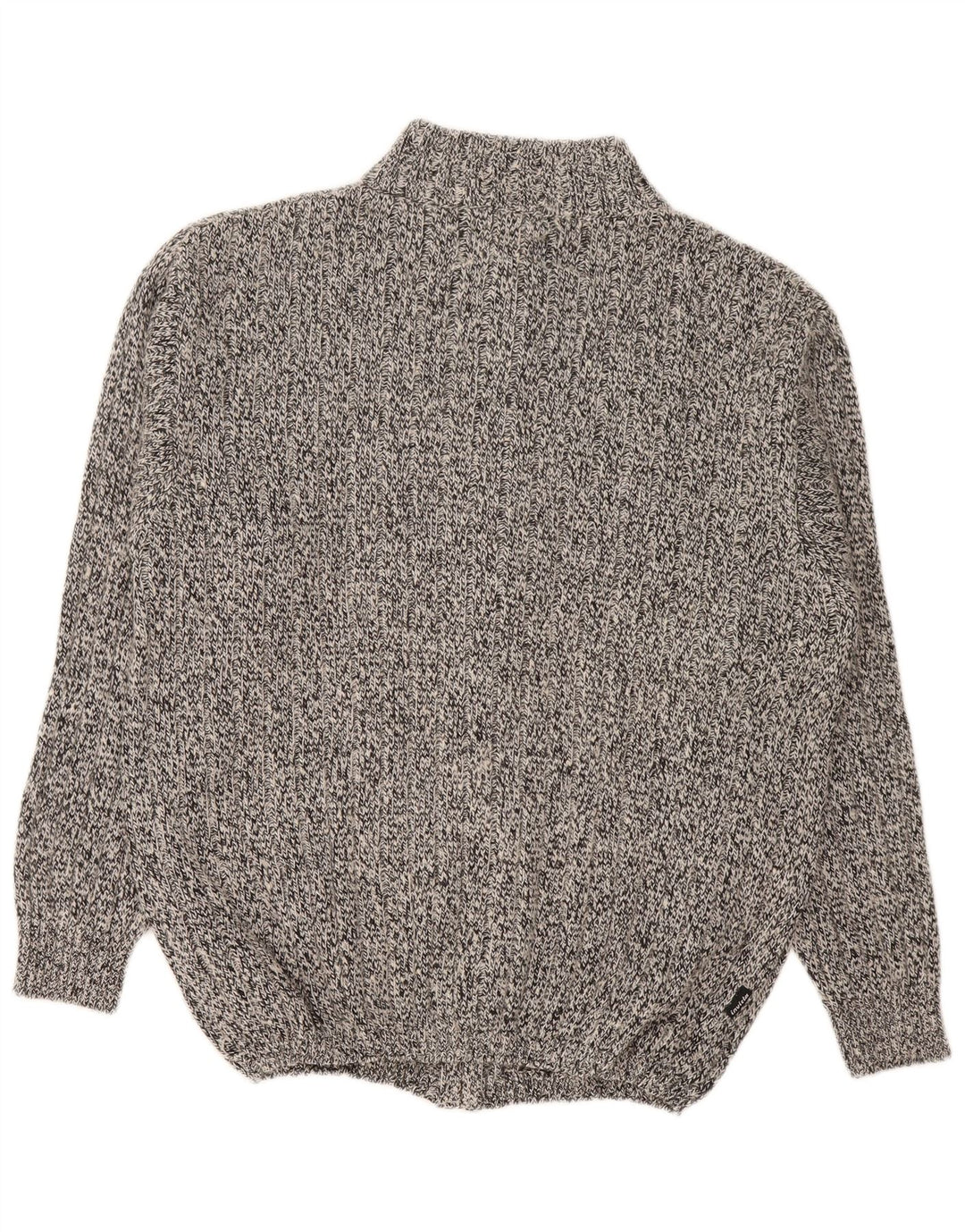 Invicta Herre Cardigan Sweater Stor grå Flecked Bomuld