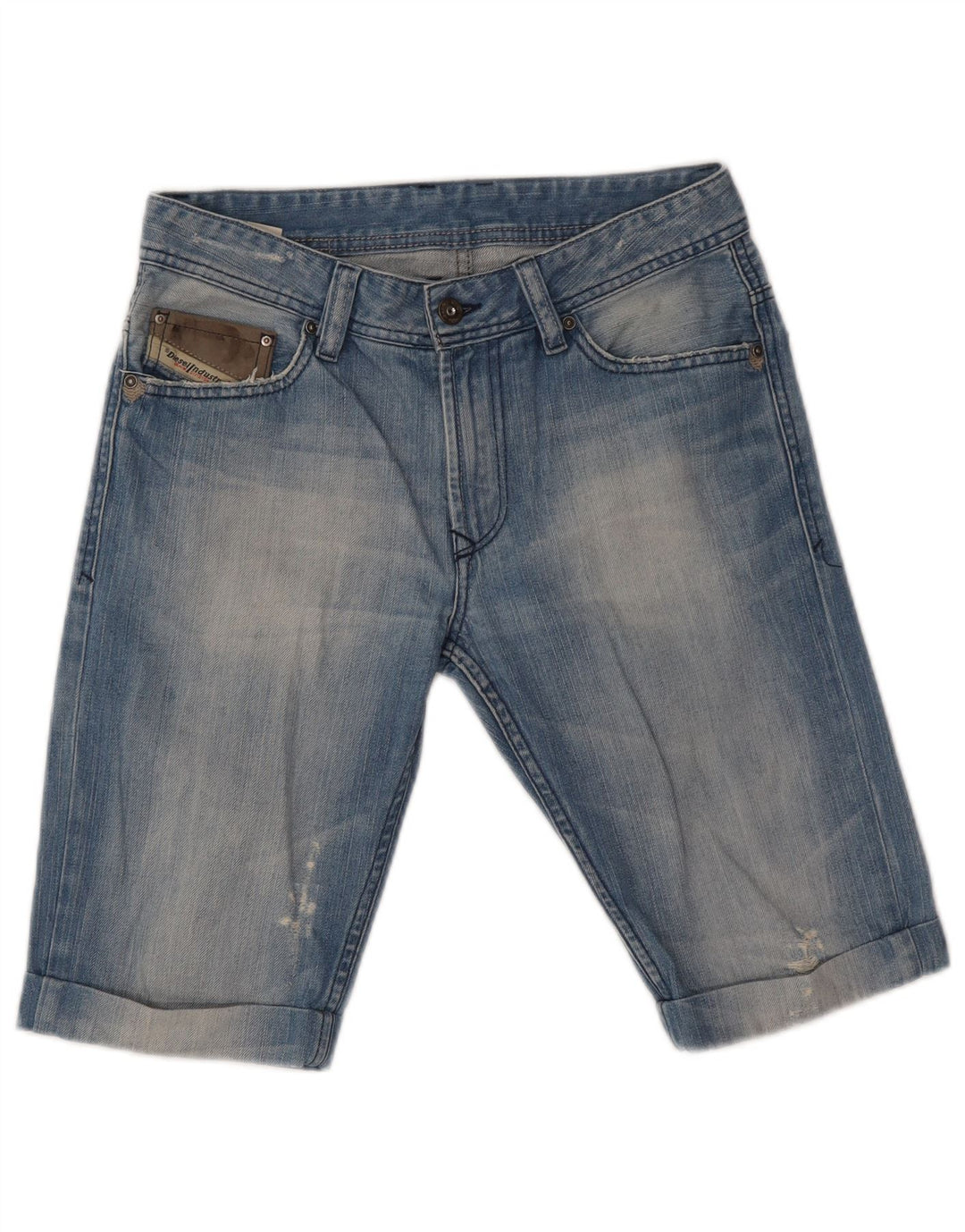 Diesel Boys Denim Shorts 13-14 år W28 Blue Cotton
