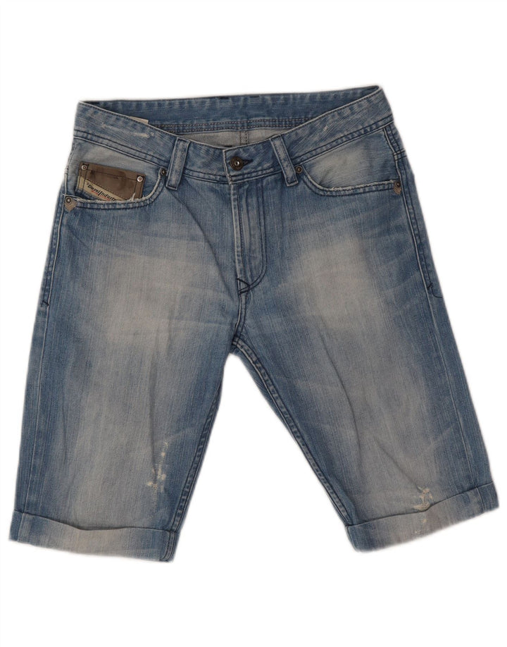 Diesel Boys Denim Shorts 13-14 år W28 Blue Cotton