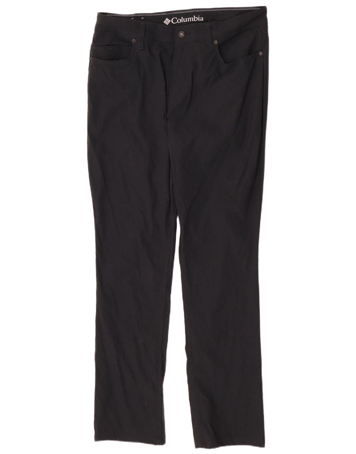 Columbia Herre Regular Casual Bukser W34 L32 Sort Nylon