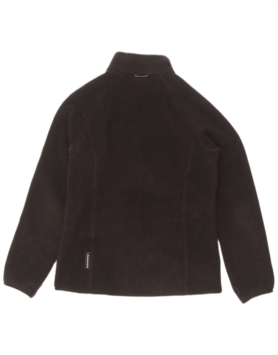 Jack Wolfskin Dame Liner Fleece Jacket UK 8/10 Small Black Polyester