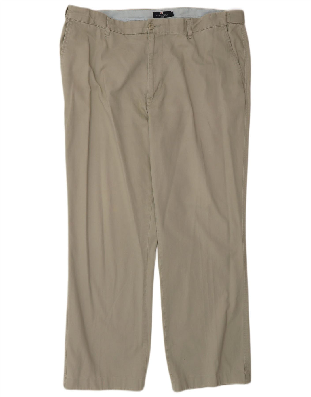Marks & Spencer Dame Blue Harbor Lige Chinobukser W42 L33 Grå