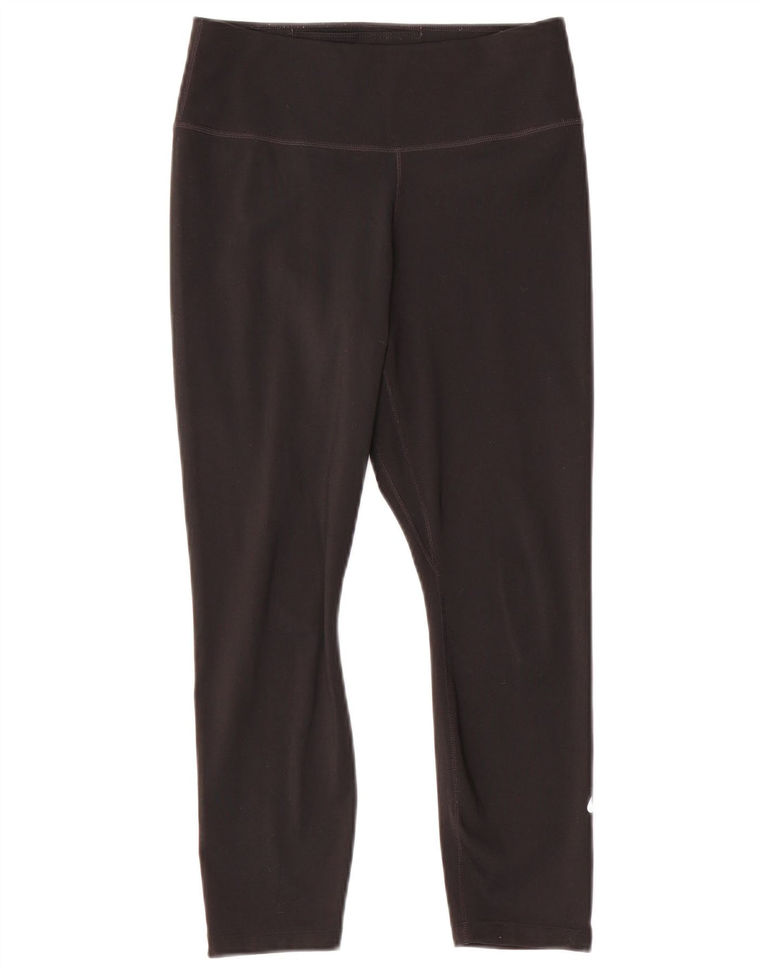 NIKE Dame Dri Fit Capri Leggings UK 10 Small Black Polyester