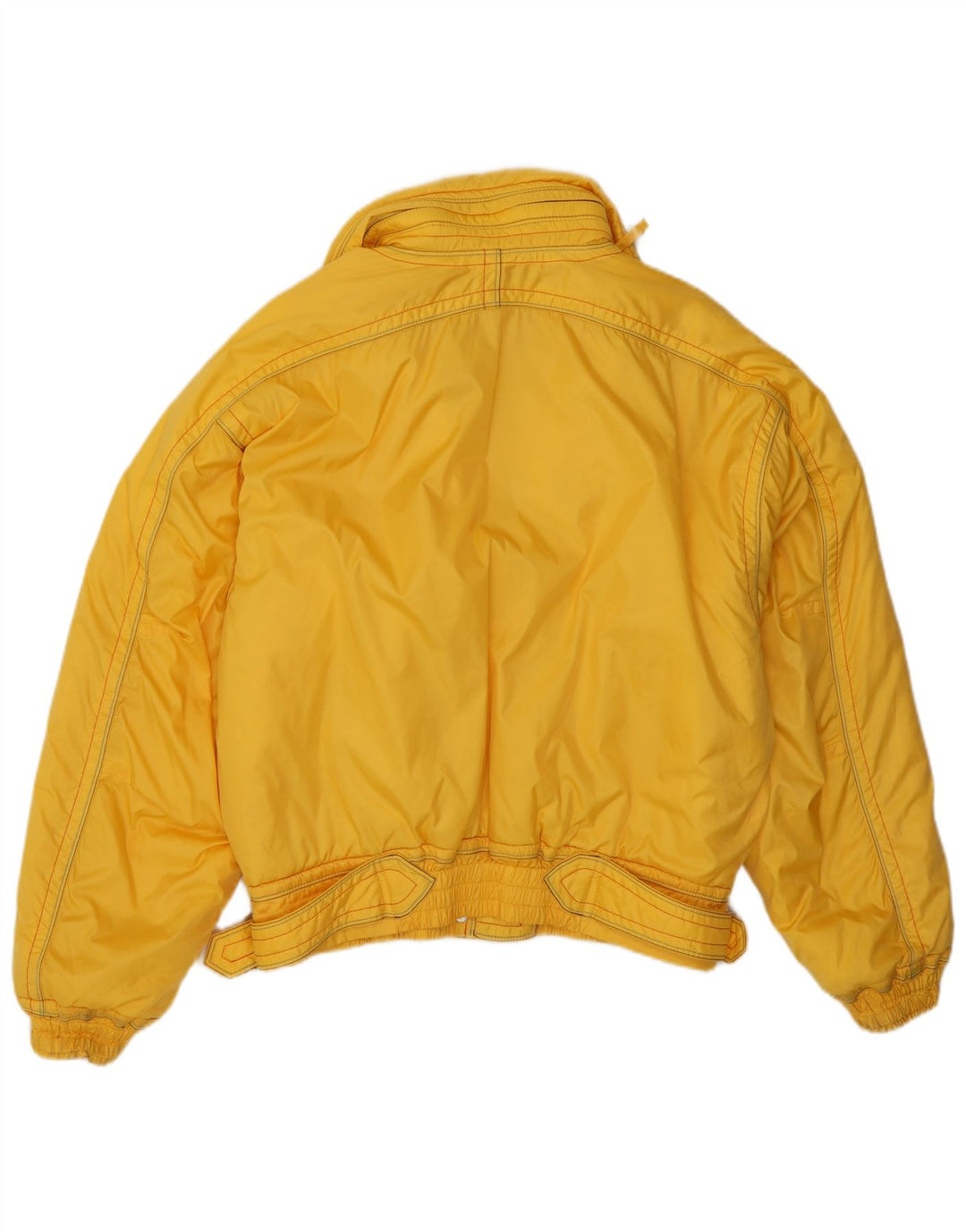 Ellesse Dame Hætte Oversized Skijakke UK 12 Medium Gul Polyamid