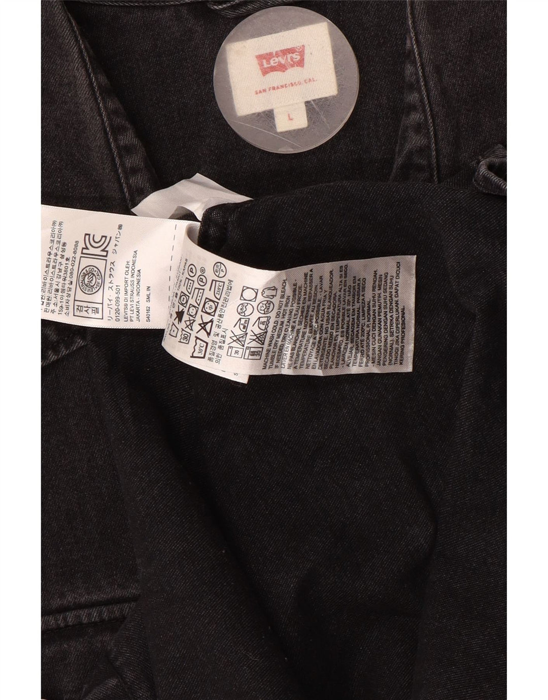 LEVI'S Denimskjorte til mænd Stor grå bomuld