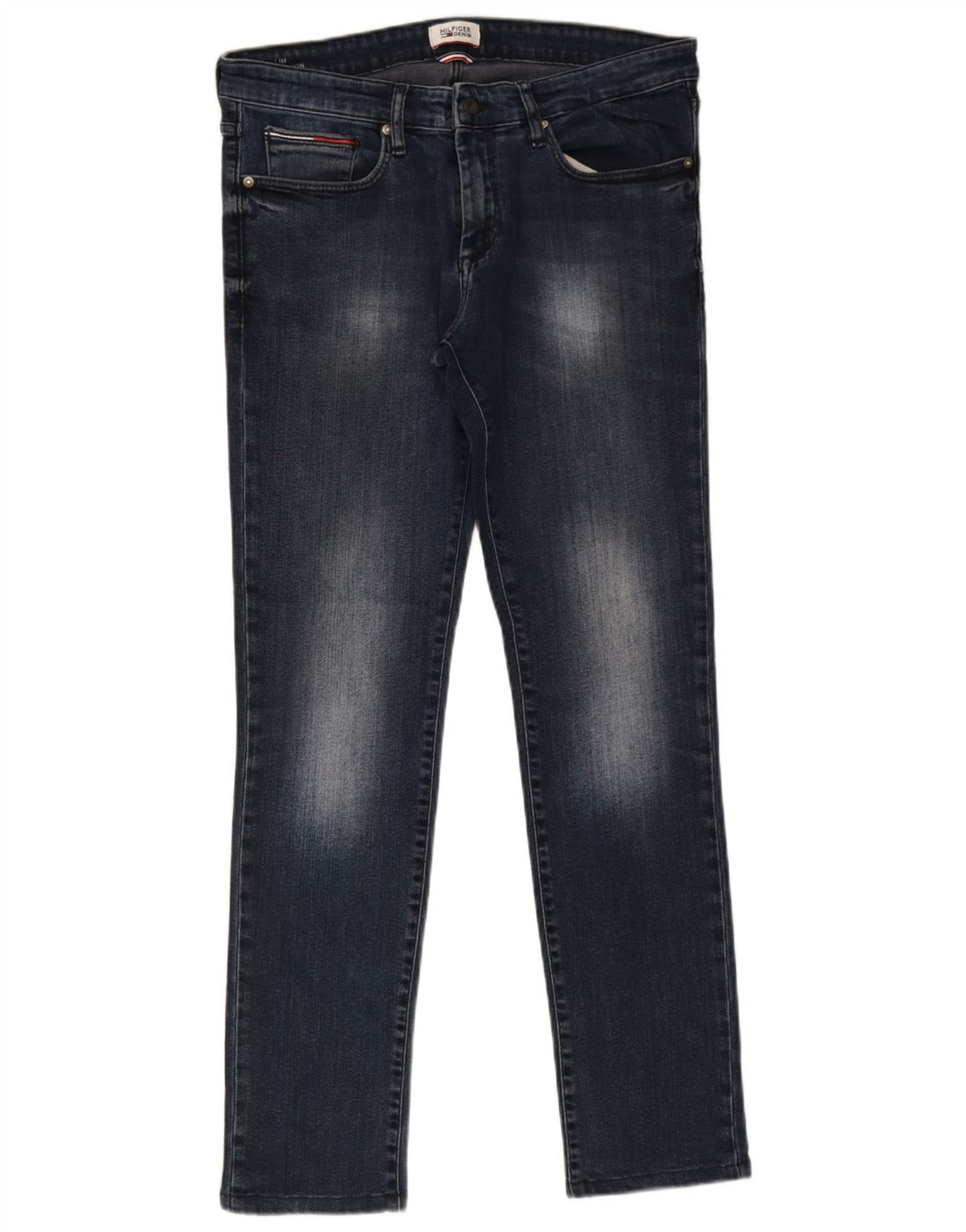 Tommy Hilfiger Herre Denton Slim Jeans W34 L31 Navy Blue