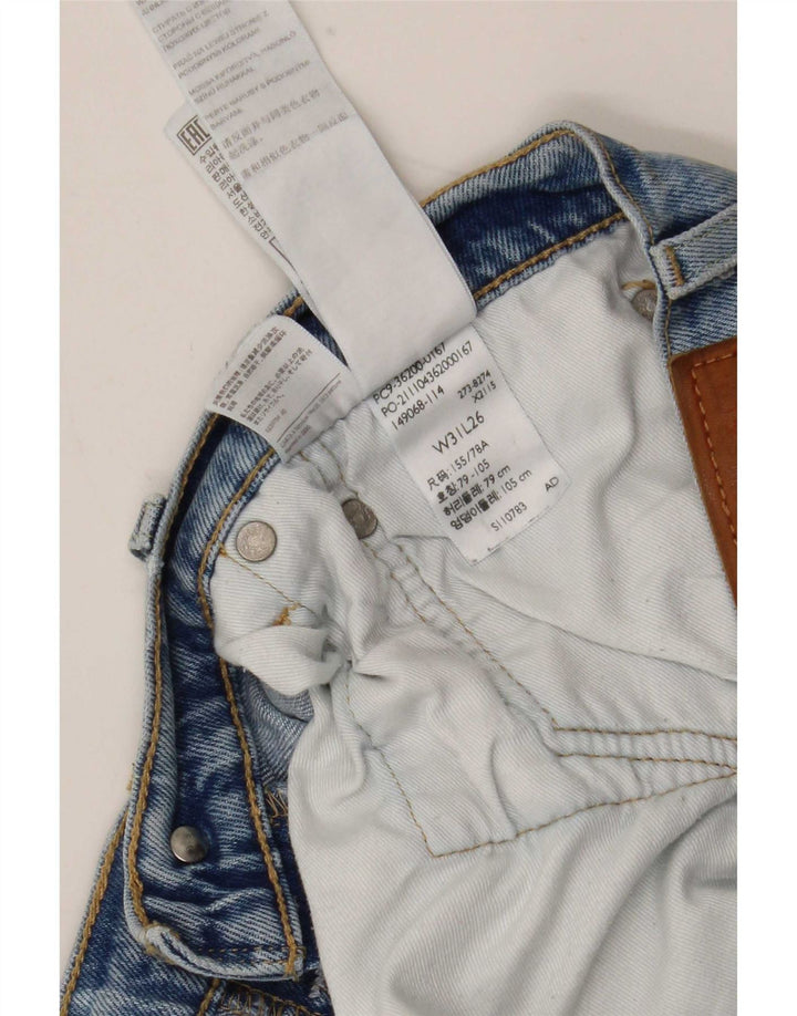 Levi's Herre 501 lige jeans W31 L26 blå bomuld
