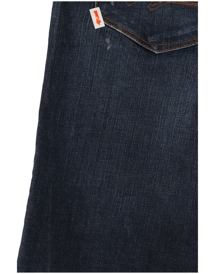 TOMMY HILFIGER Dame Rom RW Straight Jeans W27 L30 Marineblå Bomuld