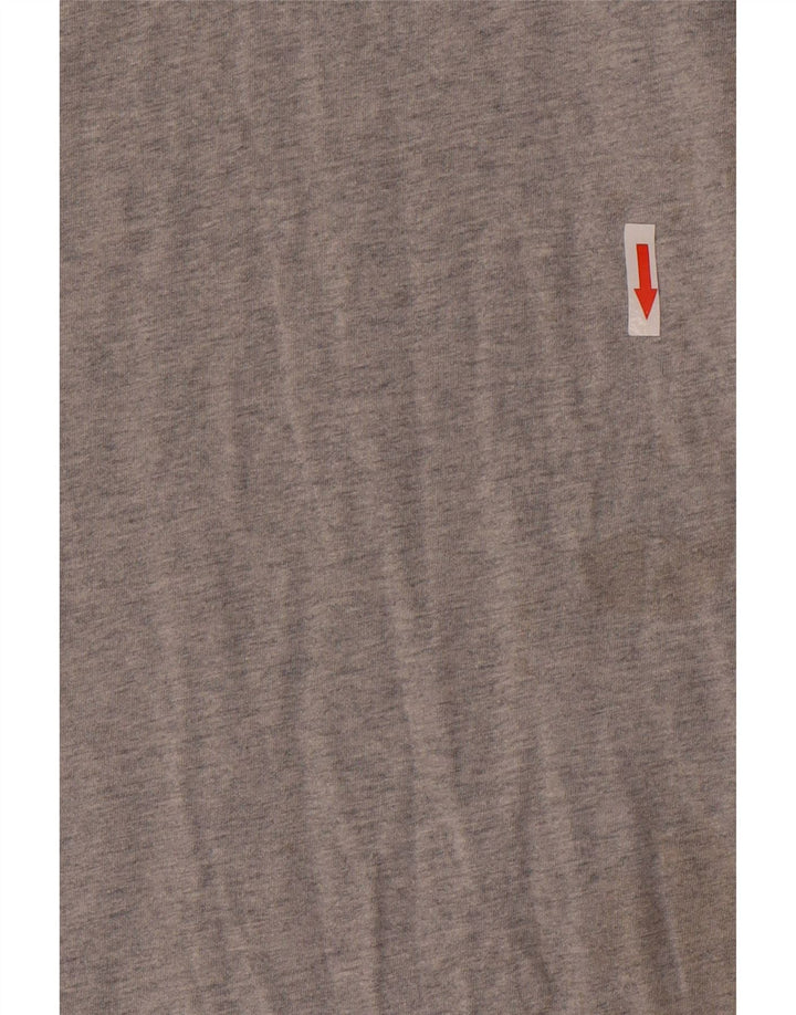 Tommy Hilfiger Herre Regular Fit grafisk T-shirt top mellemgrå bomuld