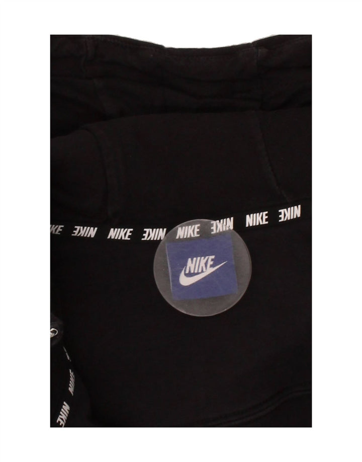 NIKE Womens Zip Hoodie Sweater UK 16 Large Black Vintage Nike and Second-Hand Nike from Messina Hembry 