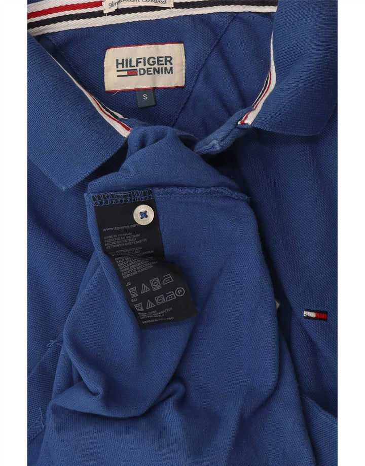 Tommy Hilfiger Herre Polo Shirt Lille Blå Bomuld