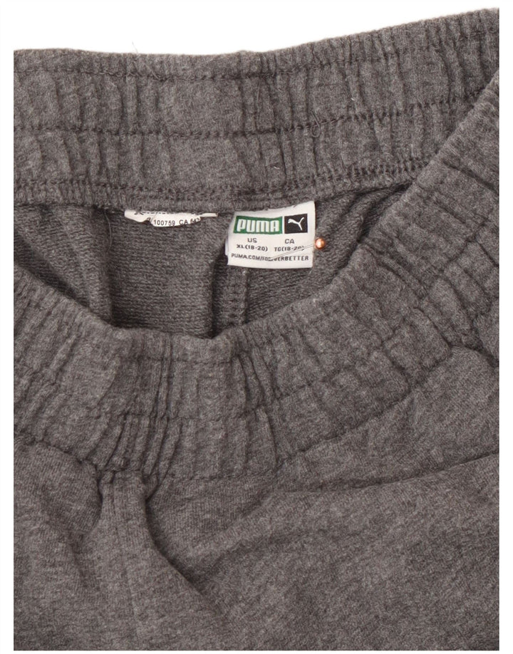 PUMA Træningsdragt til drenge Bukser Joggers 15-16 år XL Grå