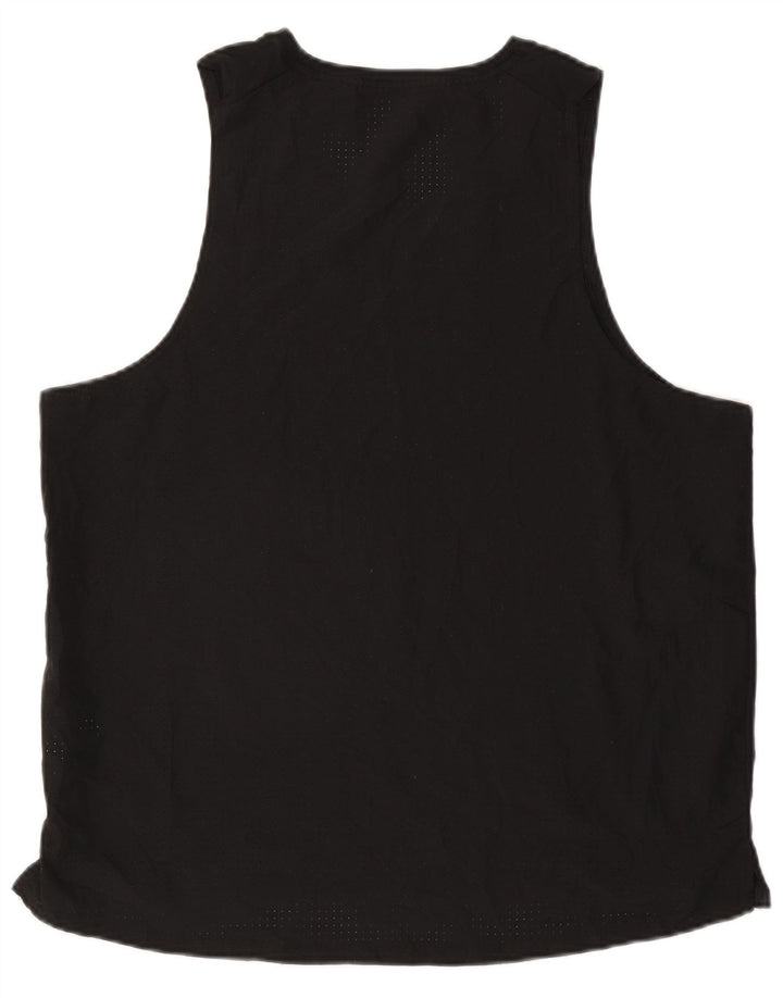 Nike Herre Dri Fit Grafisk Vest Top XL Sort Polyester
