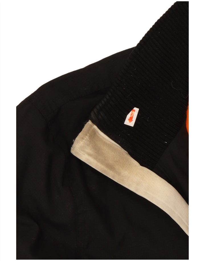 Superdry Mens The Windhiker Windbreaker Jacket UK 40 Large Black Polyester