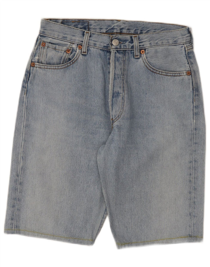 Levi's Herre 501 denimshorts W29 mellemblå bomuld