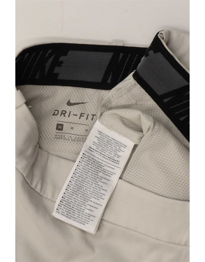 Nike Herre Dri Fit Chino Shorts Medium W32 Beige Polyester