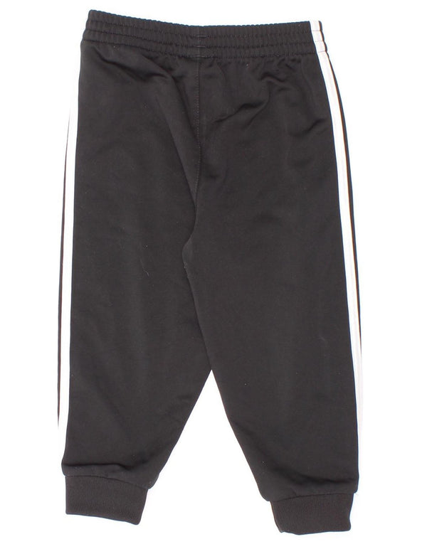 Adidas Baby Boys Joggers Træningsdragt Bukser 12-18 måneder Sort Polyester