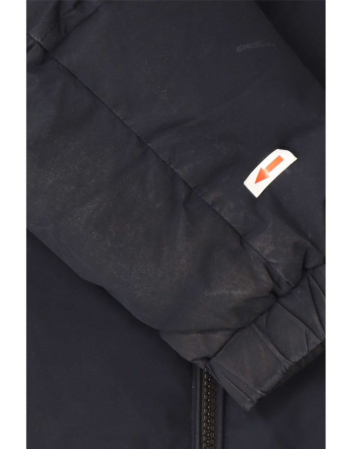 Tommy Hilfiger Herre hættepolstret jakke UK 38 Medium Navy Blue Polyester