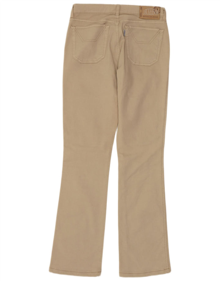 JECKERSON Dame Bootcut Jeans W29 L31 Beige Bomuld